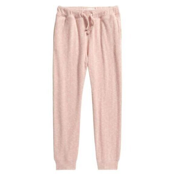 Treasure & Bond Other - Treasure & Bond Girls Cozy Rib Joggers in Pink Smoke Heather Size M (8/10) $29